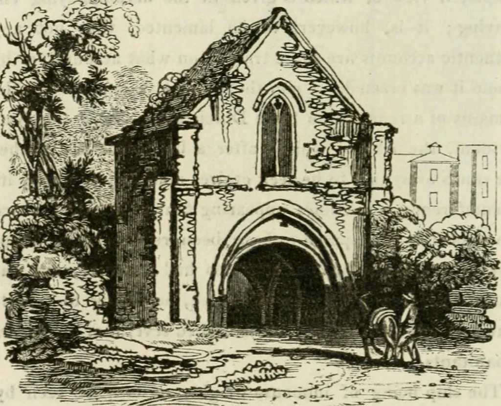 An illustration from The antiquarian itinerary, comprising specimens of architecture, monastic, castellated, and domestic; with other vestiges of antiquity in Great Britain. Accompanied with descriptions, 1815, leaf 67