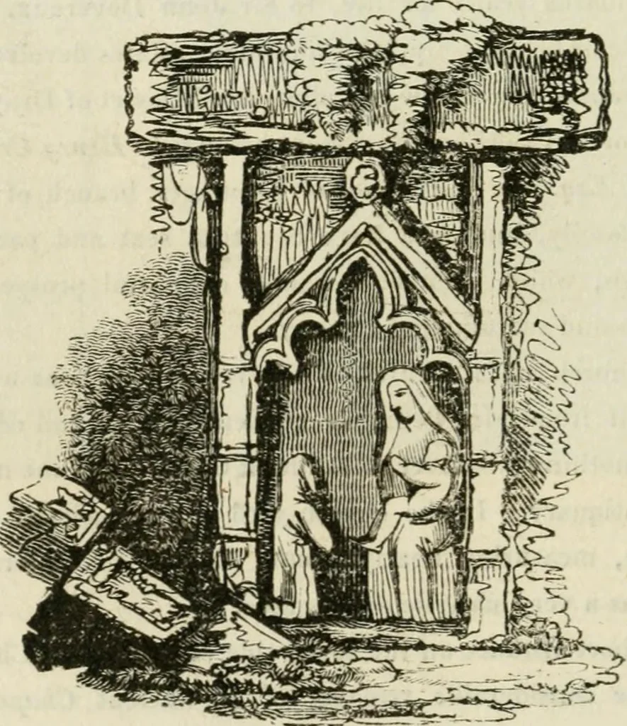 An illustration from The antiquarian itinerary, comprising specimens of architecture, monastic, castellated, and domestic; with other vestiges of antiquity in Great Britain. Accompanied with descriptions, 1815, leaf 71
