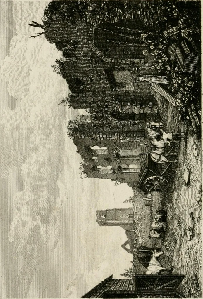 An illustration from The antiquarian itinerary, comprising specimens of architecture, monastic, castellated, and domestic; with other vestiges of antiquity in Great Britain. Accompanied with descriptions, 1815, leaf 77