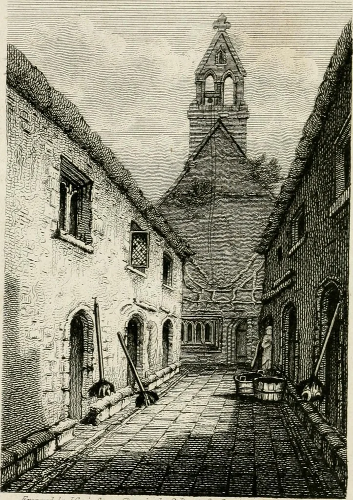 An illustration from The antiquarian itinerary, comprising specimens of architecture, monastic, castellated, and domestic; with other vestiges of antiquity in Great Britain. Accompanied with descriptions, 1815, leaf 107