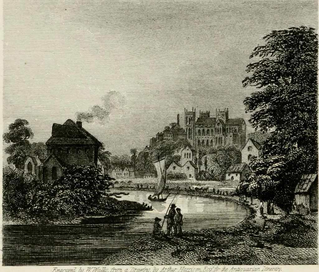 An illustration from The antiquarian itinerary, comprising specimens of architecture, monastic, castellated, and domestic; with other vestiges of antiquity in Great Britain. Accompanied with descriptions, 1815, leaf 169