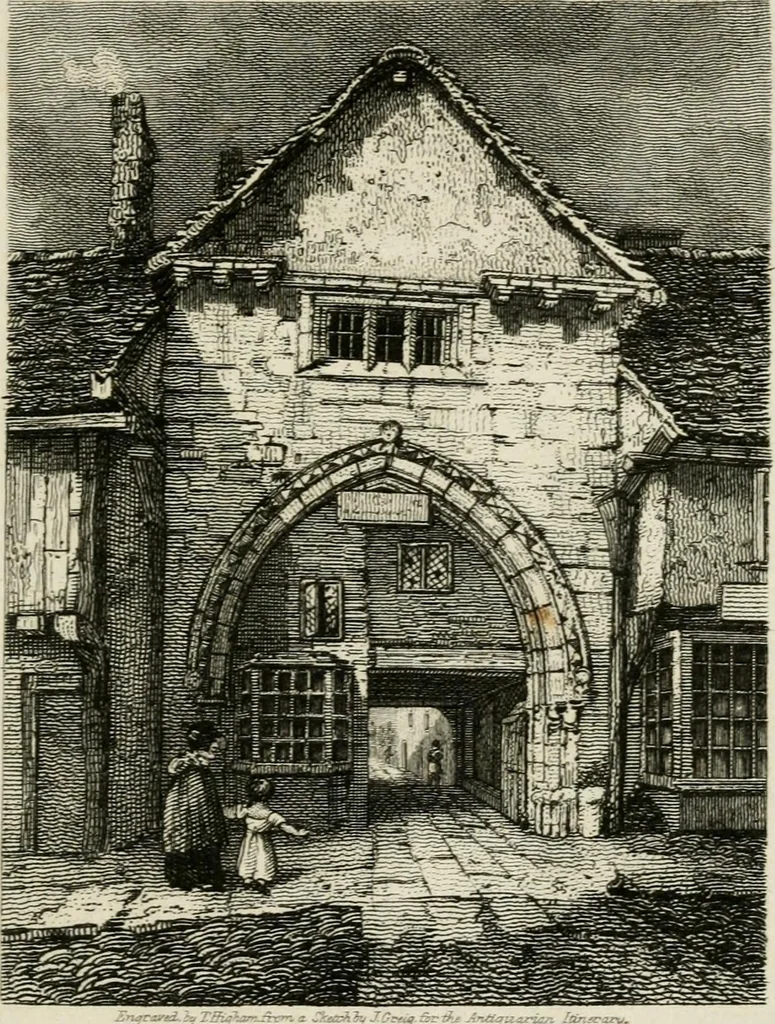 An illustration from The antiquarian itinerary, comprising specimens of architecture, monastic, castellated, and domestic; with other vestiges of antiquity in Great Britain. Accompanied with descriptions, 1815, leaf 52
