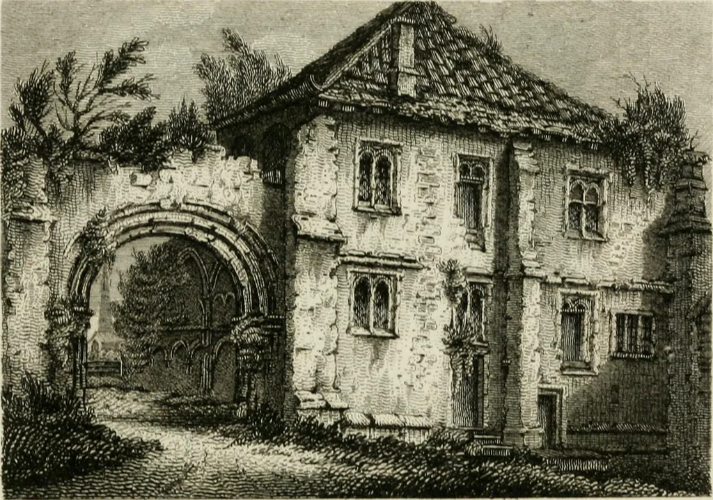An illustration from The antiquarian itinerary, comprising specimens of architecture, monastic, castellated, and domestic; with other vestiges of antiquity in Great Britain. Accompanied with descriptions, 1815, leaf 58