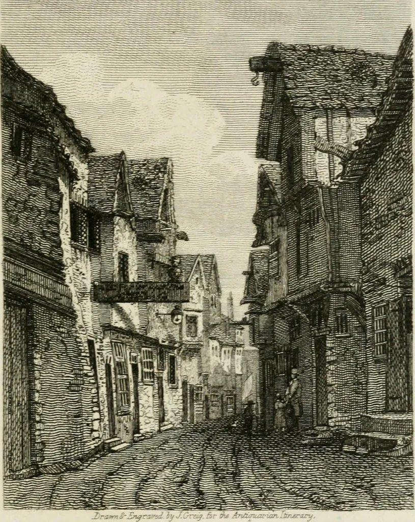 An illustration from The antiquarian itinerary, comprising specimens of architecture, monastic, castellated, and domestic; with other vestiges of antiquity in Great Britain. Accompanied with descriptions, 1815, leaf 70