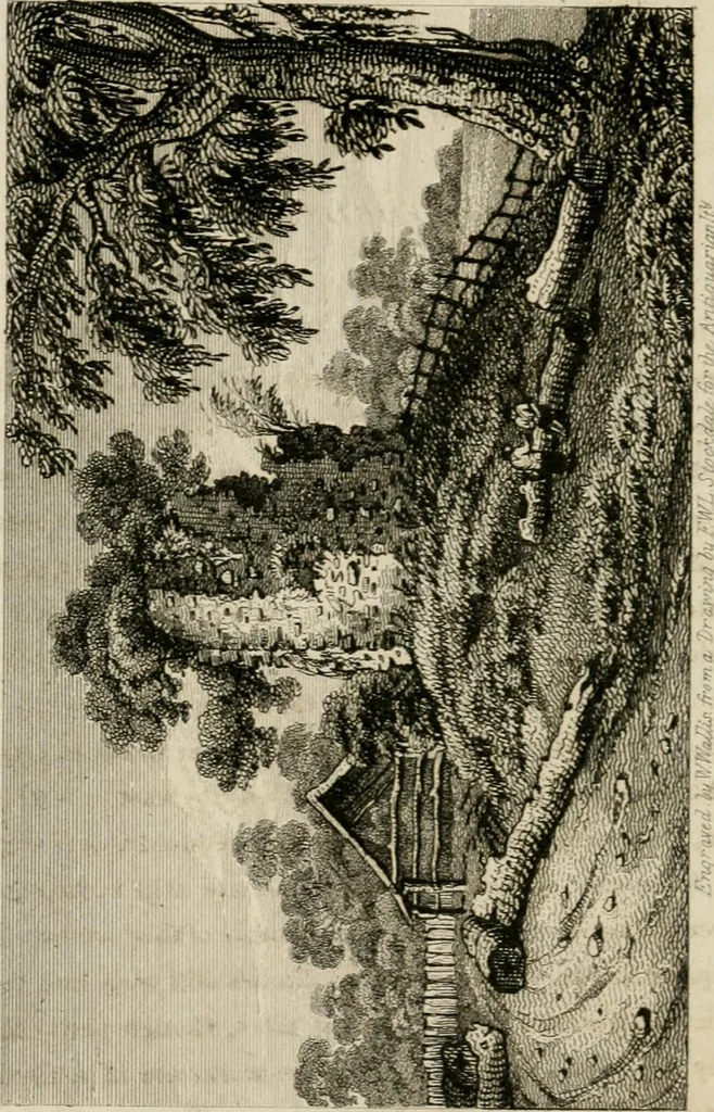 An illustration from The antiquarian itinerary, comprising specimens of architecture, monastic, castellated, and domestic; with other vestiges of antiquity in Great Britain. Accompanied with descriptions, 1815, leaf 117