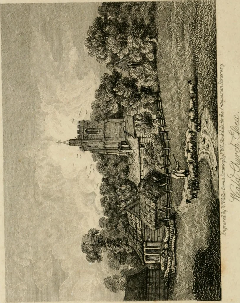 An illustration from The antiquarian itinerary, comprising specimens of architecture, monastic, castellated, and domestic; with other vestiges of antiquity in Great Britain. Accompanied with descriptions, 1815, leaf 155