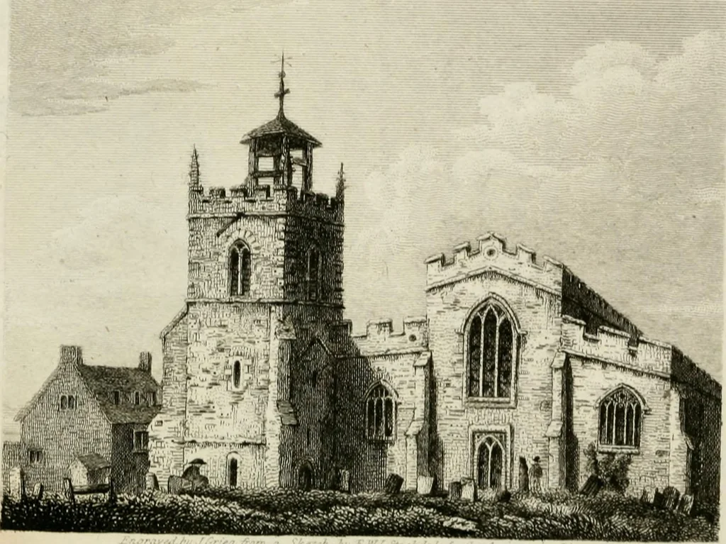An illustration from The antiquarian itinerary, comprising specimens of architecture, monastic, castellated, and domestic; with other vestiges of antiquity in Great Britain. Accompanied with descriptions, 1815, leaf 183