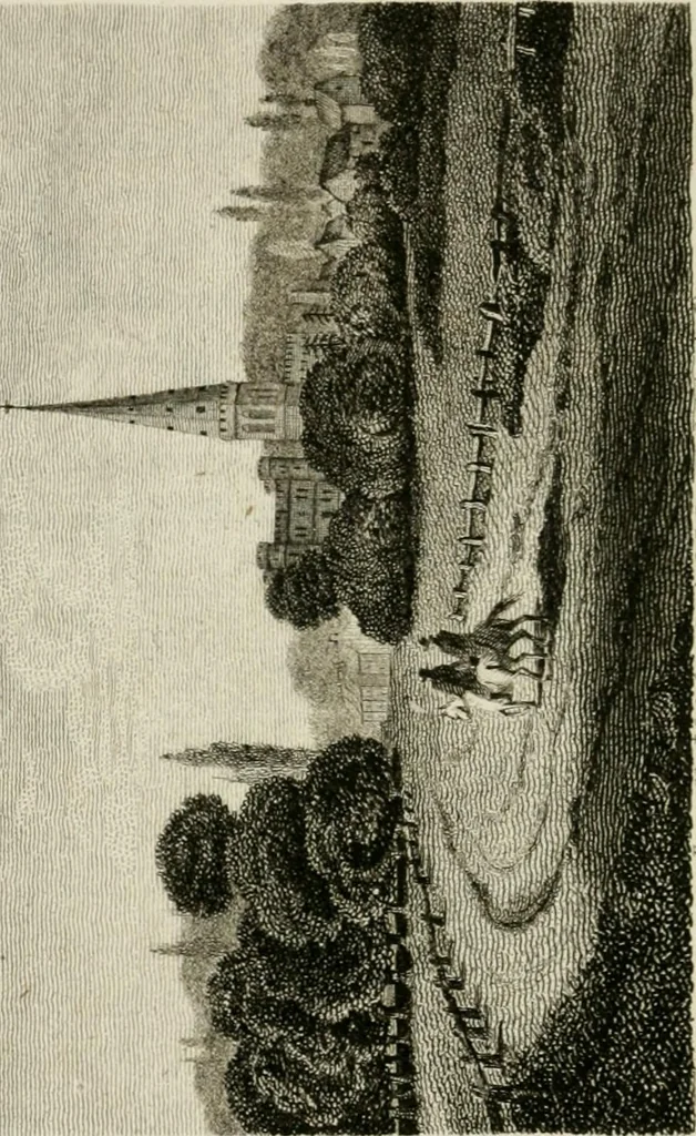 An illustration from The antiquarian itinerary, comprising specimens of architecture, monastic, castellated, and domestic; with other vestiges of antiquity in Great Britain. Accompanied with descriptions, 1815, leaf 195