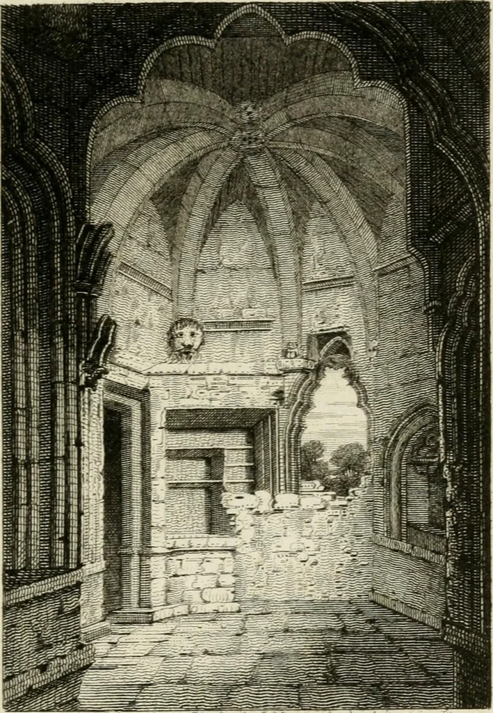 An illustration from The antiquarian itinerary, comprising specimens of architecture, monastic, castellated, and domestic; with other vestiges of antiquity in Great Britain. Accompanied with descriptions, 1815, leaf 40