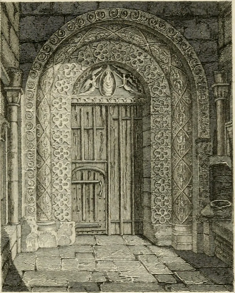An illustration from The antiquarian itinerary, comprising specimens of architecture, monastic, castellated, and domestic; with other vestiges of antiquity in Great Britain. Accompanied with descriptions, 1815, leaf 52