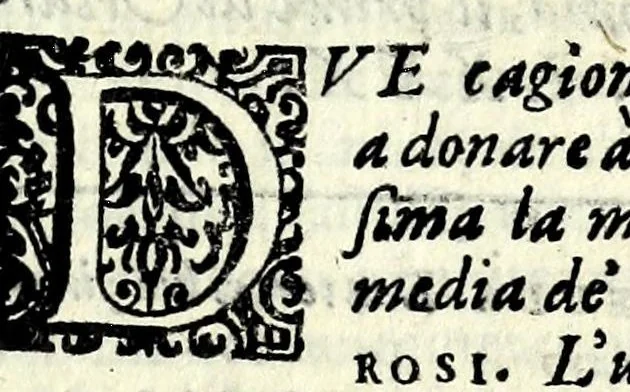 An illustration from I torti amorosi : comedia, 1581, leaf 7