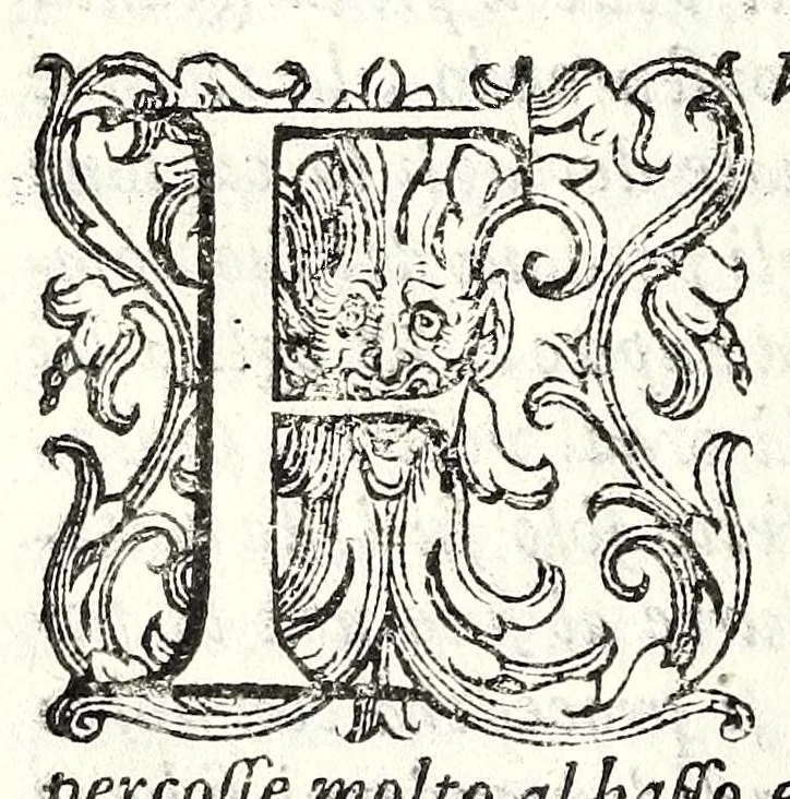 An illustration from I trattenimenti, 1591, leaf 104