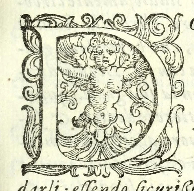 An illustration from I trattenimenti, 1591, leaf 5