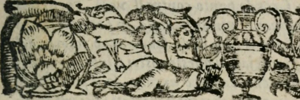 An illustration from I trattenimenti di Scipion Bargagli : dove da vaghe donne e da giouani huomini rappresentati sono honesti e diletteuoli givochi: narrate novelle; e cantate alcune amorose canzonette, 1587, leaf 12
