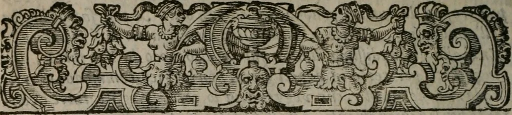 An illustration from I trattenimenti di Scipion Bargagli : dove da vaghe donne e da giovani huomini rappresentati sono honesti e dilettevoli giuochi, narrate novelle, e cantate alcune amorose canzonette : con due copiose tavole, una de' principali titoli & l'altra delle cose notabili, 1591, leaf 139