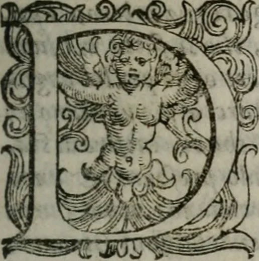 An illustration from I trattenimenti di Scipion Bargagli : dove da vaghe donne e da giovani huomini rappresentati sono honesti e dilettevoli giuochi, narrate novelle, e cantate alcune amorose canzonette : con due copiose tavole, una de' principali titoli & l'altra delle cose notabili, 1591, leaf 32