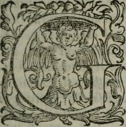 An illustration from I trattenimenti di Scipion Bargagli : dove da vaghe donne e da giovani huomini rappresentati sono honesti e dilettevoli giuochi, narrate novelle, e cantate alcune amorose canzonette : con due copiose tavole, una de' principali titoli & l'altra delle cose notabili, 1591, leaf 80