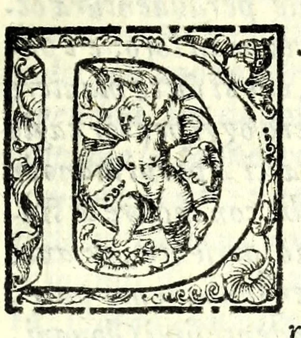 An illustration from I trattenimenti di Scipion Bargagli : dove da vaghe donne e da giouani huomini rappresentati sono honesti e diletteuoli givochi : narrate novelle : e cantate alcune amorose canzonette, 1587, leaf 35