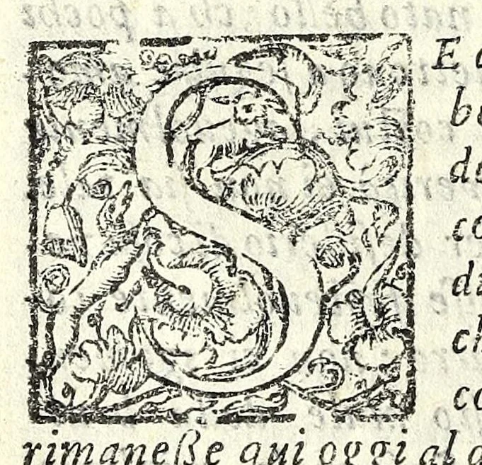 An illustration from I trattenimenti di Scipion Bargagli : dove da vaghe donne e da giouani huomini rappresentati sono honesti e diletteuoli givochi : narrate novelle : e cantate alcune amorose canzonette, 1587, leaf 88
