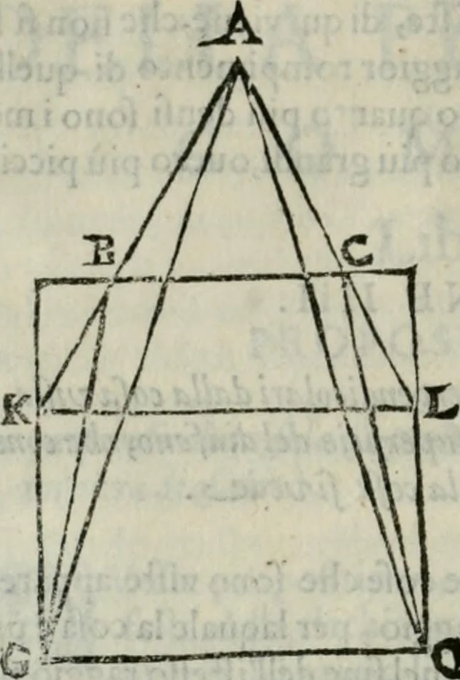 An illustration from I tre libri della perspettiva commvne, 1593, leaf 103
