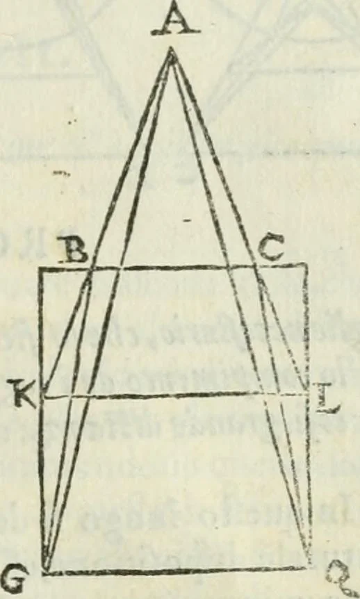 An illustration from I tre libri della perspettiva commvne, 1593, leaf 106