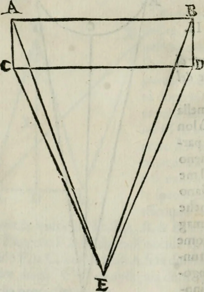 An illustration from I tre libri della perspettiva commvne, 1593, leaf 67