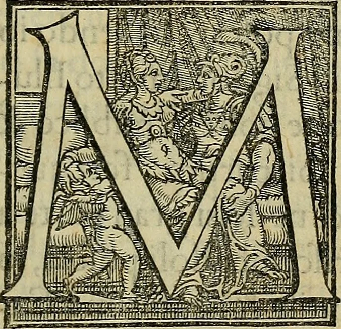 An illustration from I tre libri di Messer Giovan Battista Svsio della ingivstitia del dvello : et di coloro, che lo permettono : all'invittiss et Christianissimo Henrico Secondo Re di Francia, 1558, leaf 6