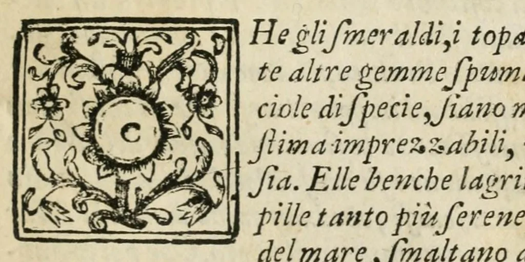 An illustration from I trionfi del Sannio per le glorie dell' invittissimo martire S. Gennajo, cittadino, vescovo, e protettore di Benevento, celebrati in una accademia havuta dagli signori Accademici Ravvivati nella S. Chiesa Metropolitana di detta città : alla presenza dell'illustriss. e reverendiss. monsignor Giovanni degl' Effetti governadore e del fior della nobiltà, frà l'ottava di detto santo a' 22 settembre 1699, 1699, leaf 7