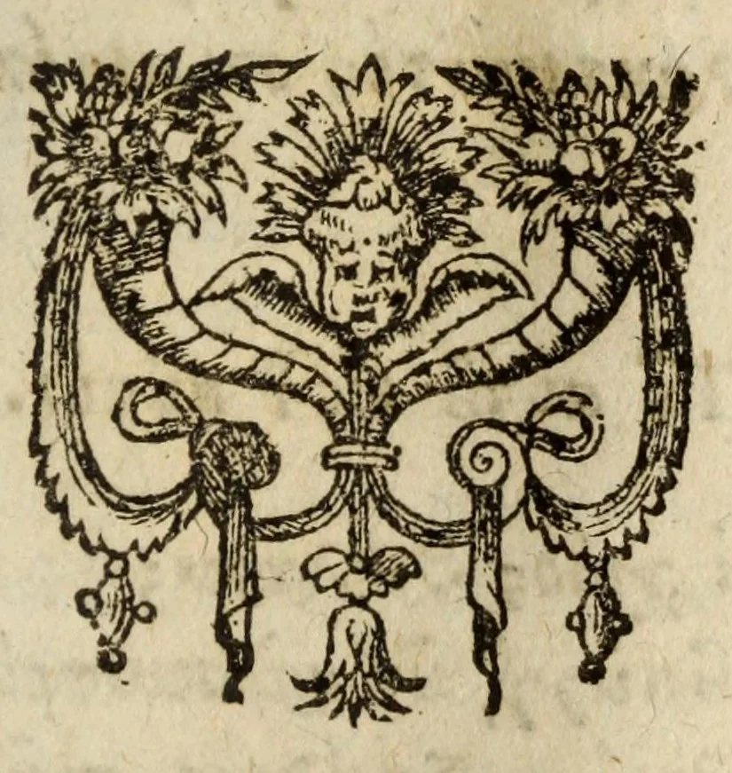 An illustration from Iulii Caesaris Scaligeri viri clarissimi Poemata omnia in duas partes devisa : pleraque omnia in publicum iam primum prodeunt: reliqua vero quam ante emendatius edita sunt : Sopohoclis Aiax Lorarius stylo tragico, 1600, leaf 1013