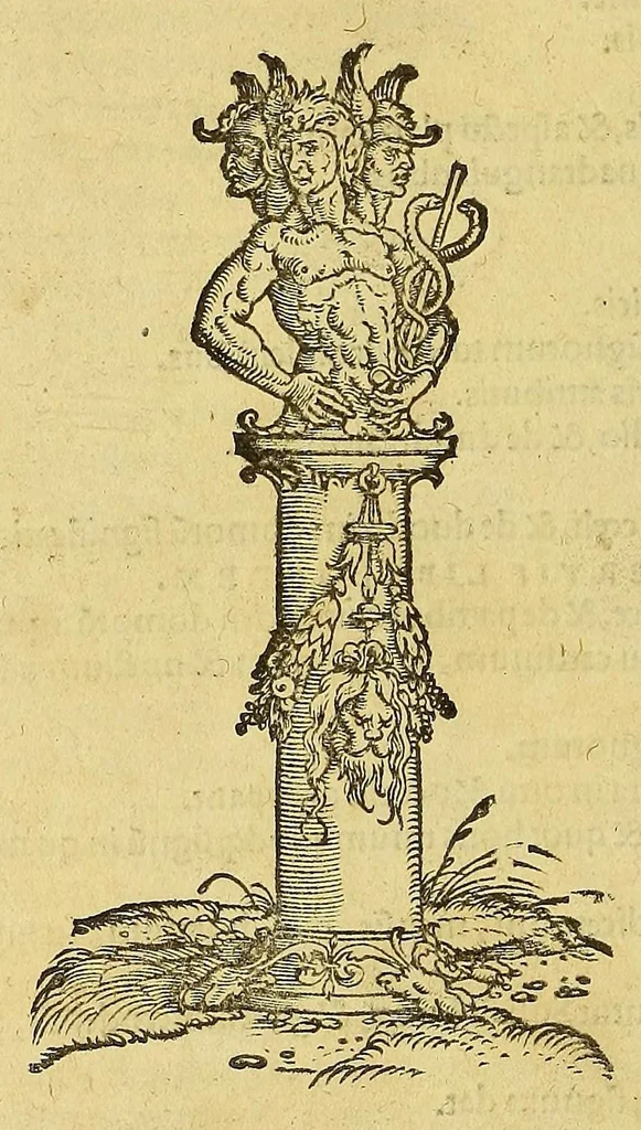An illustration from Iulii Firmici Materni iunioris siculi u.c. Ad Mauortium Lollianum astronomic[omega]n Lib. VIII., 1553, leaf 496