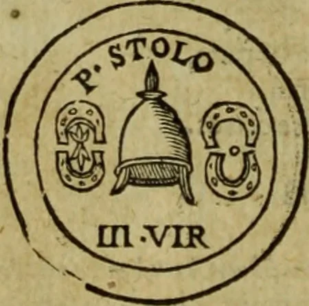 An illustration from Iusti LipsI De militia romana libri quinque : commentarius ad Polybium, 1602, leaf 387