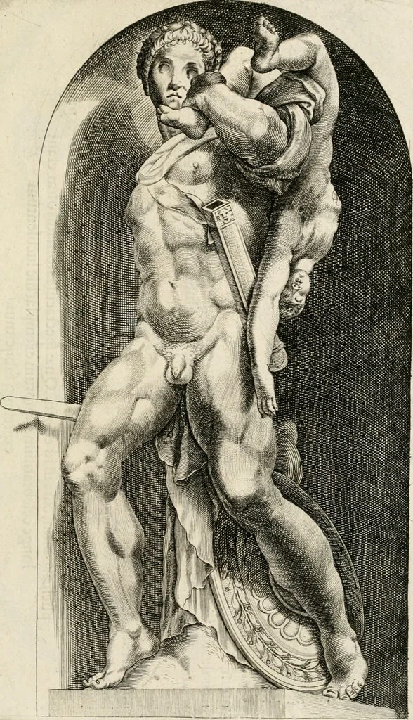 An illustration from I.[-VI.] pars Romanae vrbis topographiae & antiquitatum, quâ succinctê & breviter describuntur omnia quae tam publicê quam privatim videntur anim-adversione digna:, 1597, leaf 250