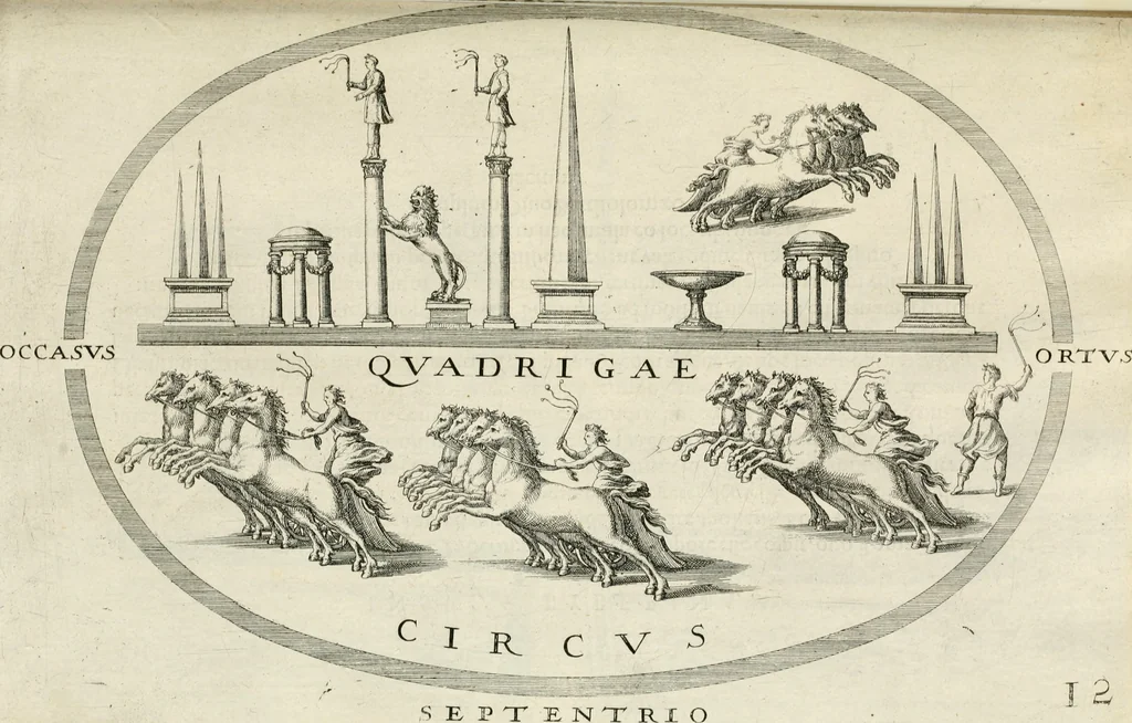 An illustration from I.[-VI.] pars Romanae vrbis topographiae & antiquitatum, quâ succinctê & breviter describuntur omnia quae tam publicê quam privatim videntur anim-adversione digna:, 1597, leaf 252
