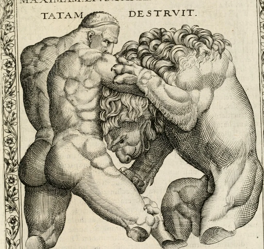 An illustration from I.[-VI.] pars Romanae vrbis topographiae & antiquitatum, quâ succinctê & breviter describuntur omnia quae tam publicê quam privatim videntur anim-adversione digna:, 1597, leaf 276