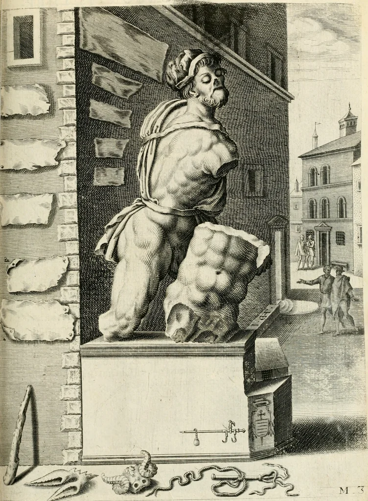 An illustration from I.[-VI.] pars Romanae vrbis topographiae & antiquitatum, quâ succinctê & breviter describuntur omnia quae tam publicê quam privatim videntur anim-adversione digna:, 1597, leaf 280