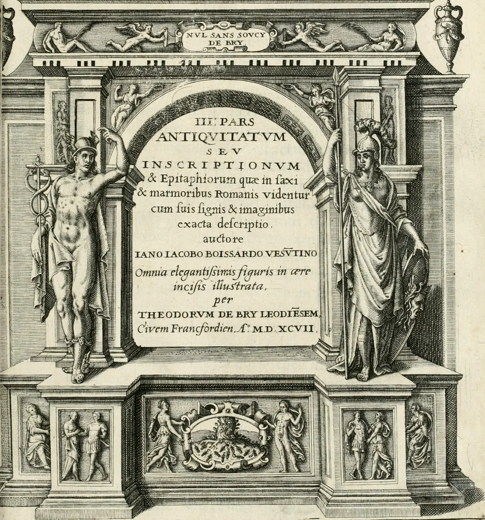 An illustration from I.[-VI.] pars Romanae vrbis topographiae & antiquitatum, quâ succinctê & breviter describuntur omnia quae tam publicê quam privatim videntur anim-adversione digna:, 1597, leaf 460