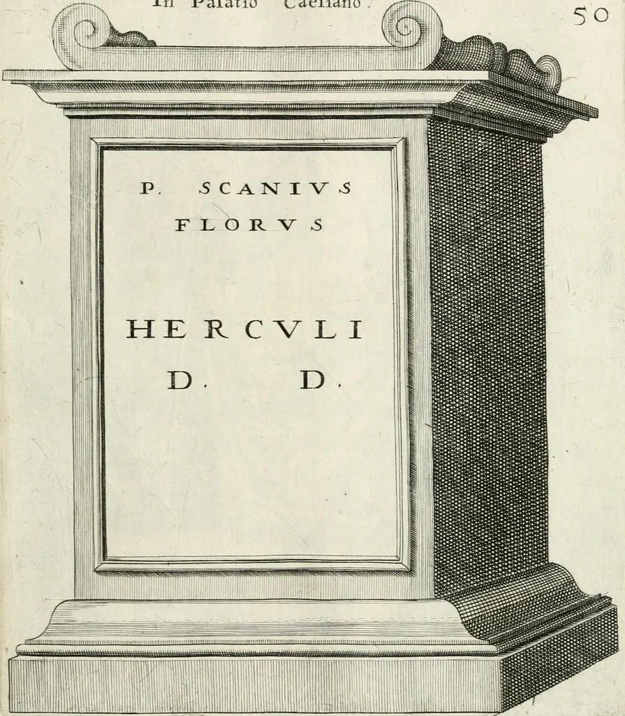 An illustration from I.[-VI.] pars Romanae vrbis topographiae & antiquitatum, quâ succinctê & breviter describuntur omnia quae tam publicê quam privatim videntur anim-adversione digna:, 1597, leaf 534