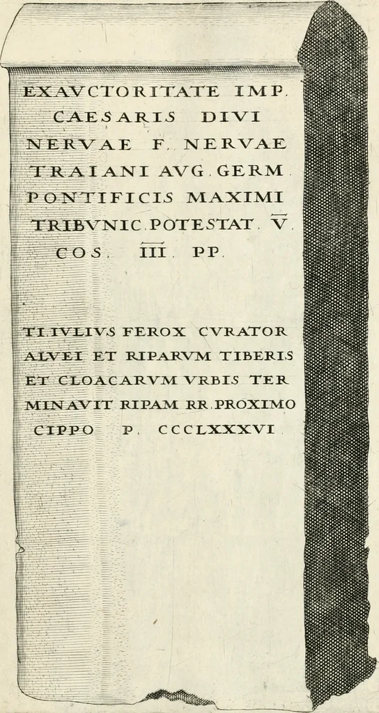 An illustration from I.[-VI.] pars Romanae vrbis topographiae & antiquitatum, quâ succinctê & breviter describuntur omnia quae tam publicê quam privatim videntur anim-adversione digna:, 1597, leaf 538