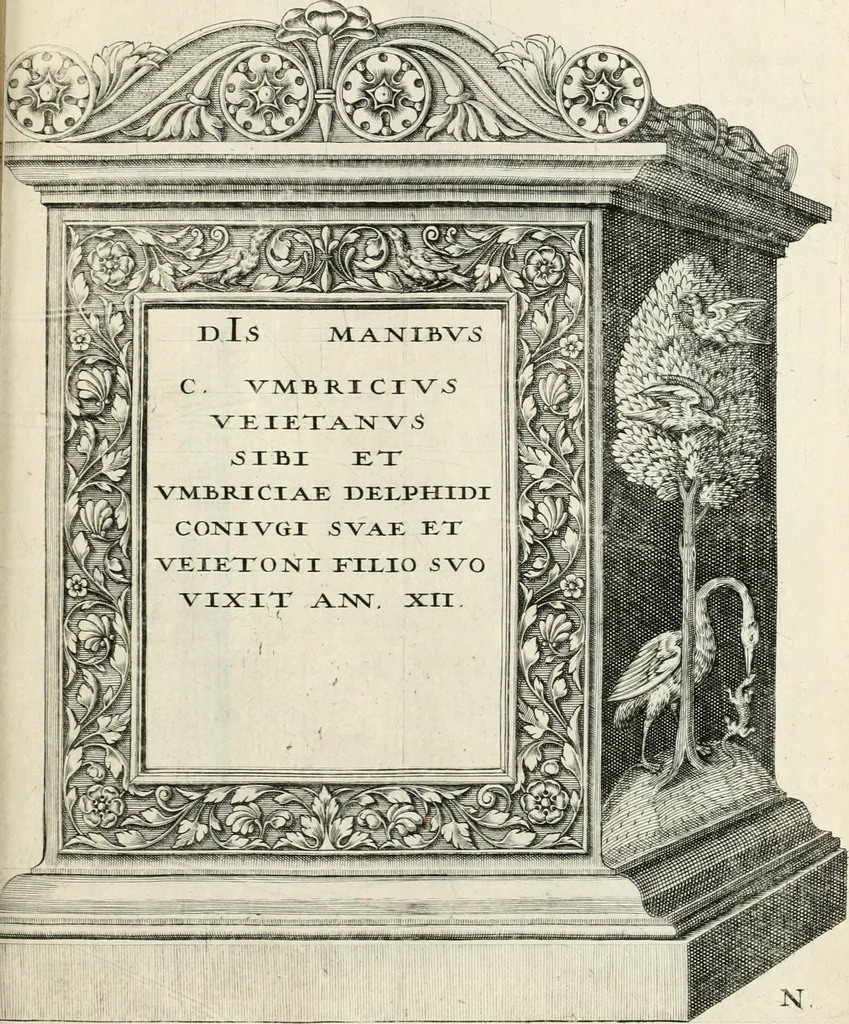 An illustration from I.[-VI.] pars Romanae vrbis topographiae & antiquitatum, quâ succinctê & breviter describuntur omnia quae tam publicê quam privatim videntur anim-adversione digna:, 1597, leaf 576