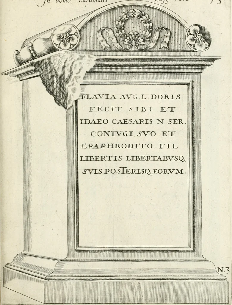 An illustration from I.[-VI.] pars Romanae vrbis topographiae & antiquitatum, quâ succinctê & breviter describuntur omnia quae tam publicê quam privatim videntur anim-adversione digna:, 1597, leaf 580