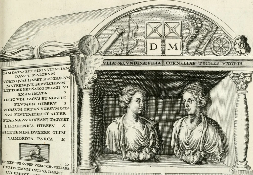 An illustration from I.[-VI.] pars Romanae vrbis topographiae & antiquitatum, quâ succinctê & breviter describuntur omnia quae tam publicê quam privatim videntur anim-adversione digna:, 1597, leaf 586