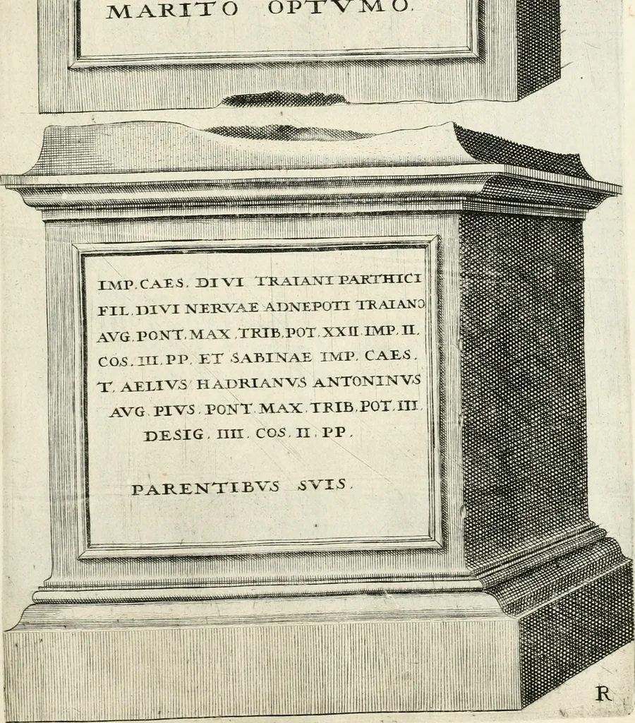 An illustration from I.[-VI.] pars Romanae vrbis topographiae & antiquitatum, quâ succinctê & breviter describuntur omnia quae tam publicê quam privatim videntur anim-adversione digna:, 1597, leaf 608