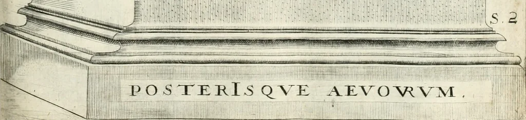An illustration from I.[-VI.] pars Romanae vrbis topographiae & antiquitatum, quâ succinctê & breviter describuntur omnia quae tam publicê quam privatim videntur anim-adversione digna:, 1597, leaf 618
