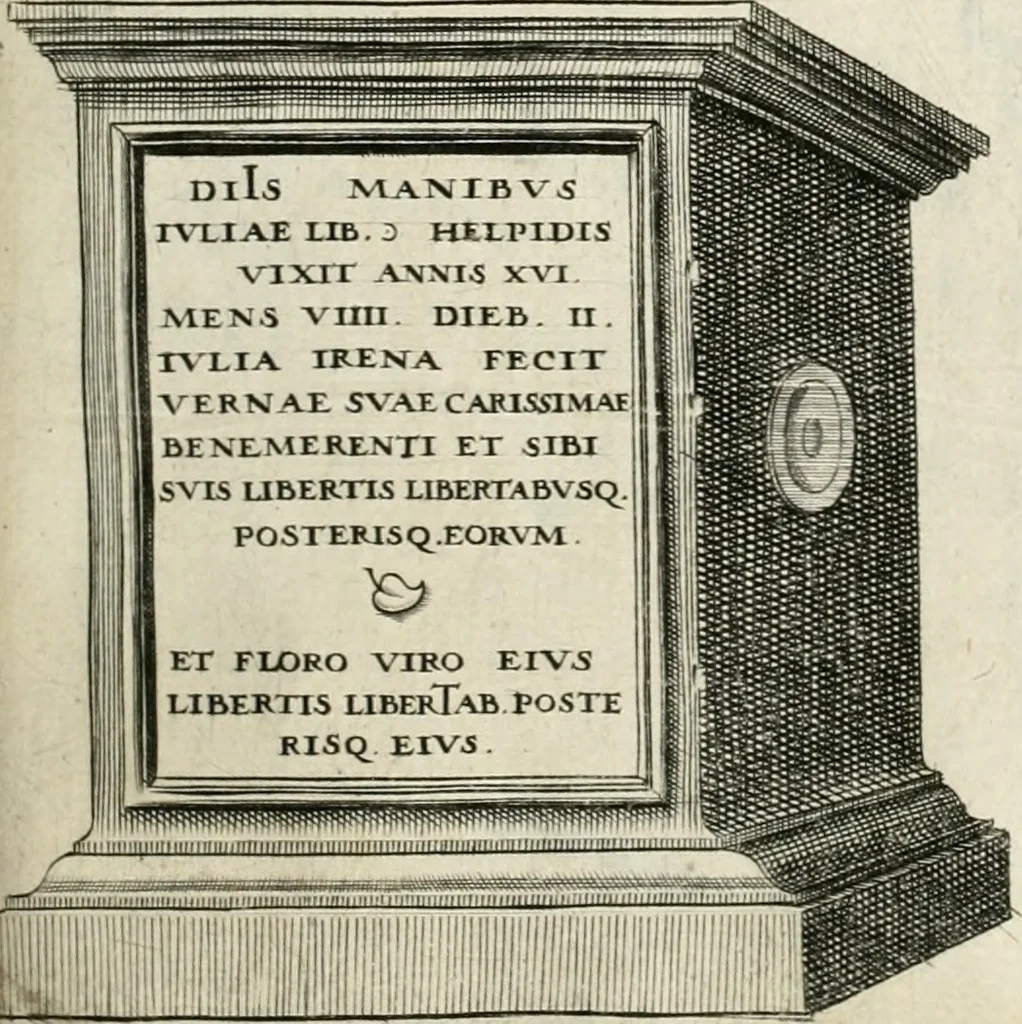 An illustration from I.[-VI.] pars Romanae vrbis topographiae & antiquitatum, quâ succinctê & breviter describuntur omnia quae tam publicê quam privatim videntur anim-adversione digna:, 1597, leaf 624