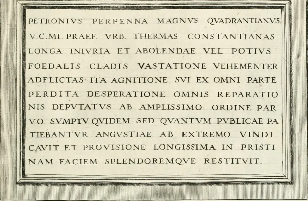 An illustration from I.[-VI.] pars Romanae vrbis topographiae & antiquitatum, quâ succinctê & breviter describuntur omnia quae tam publicê quam privatim videntur anim-adversione digna:, 1597, leaf 668
