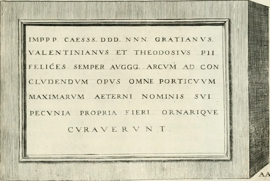 An illustration from I.[-VI.] pars Romanae vrbis topographiae & antiquitatum, quâ succinctê & breviter describuntur omnia quae tam publicê quam privatim videntur anim-adversione digna:, 1597, leaf 668