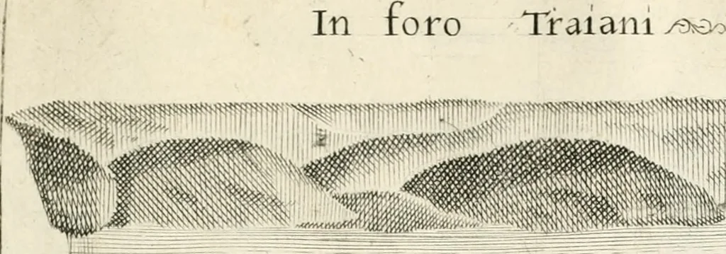 An illustration from I.[-VI.] pars Romanae vrbis topographiae & antiquitatum, quâ succinctê & breviter describuntur omnia quae tam publicê quam privatim videntur anim-adversione digna:, 1597, leaf 672