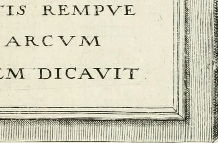 An illustration from I.[-VI.] pars Romanae vrbis topographiae & antiquitatum, quâ succinctê & breviter describuntur omnia quae tam publicê quam privatim videntur anim-adversione digna:, 1597, leaf 676