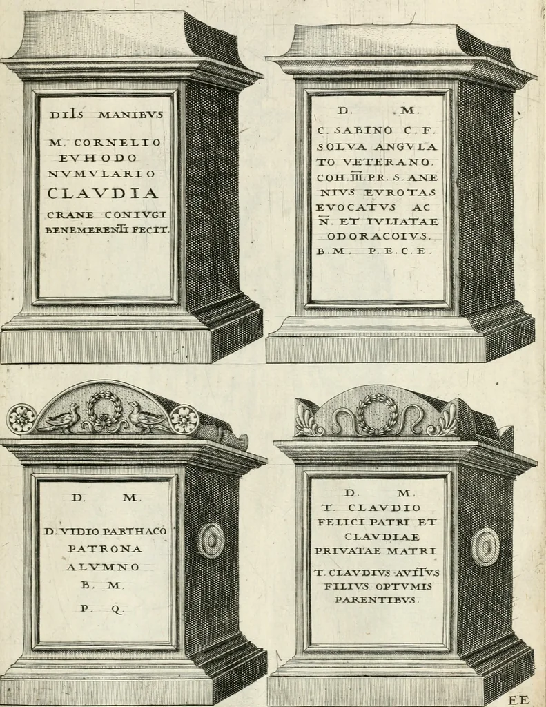 An illustration from I.[-VI.] pars Romanae vrbis topographiae & antiquitatum, quâ succinctê & breviter describuntur omnia quae tam publicê quam privatim videntur anim-adversione digna:, 1597, leaf 696