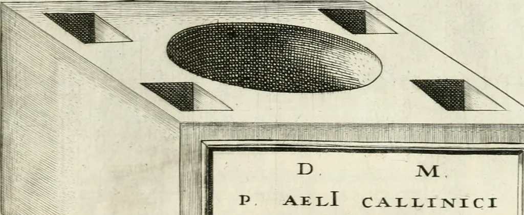 An illustration from I.[-VI.] pars Romanae vrbis topographiae & antiquitatum, quâ succinctê & breviter describuntur omnia quae tam publicê quam privatim videntur anim-adversione digna:, 1597, leaf 706